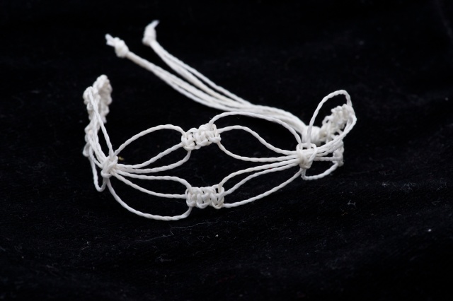 Makramee Armband Schmetterling Bild