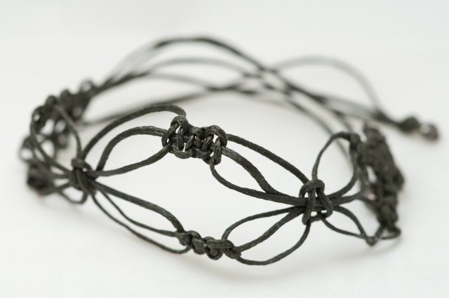 Makramee Armband Schmetterling Bild