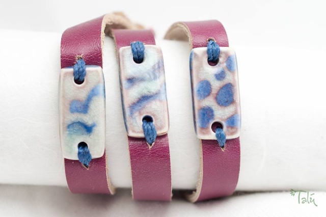 Dünnes Armband um dreimal umzuwickeln. Verschluss: Schnalle Bild
