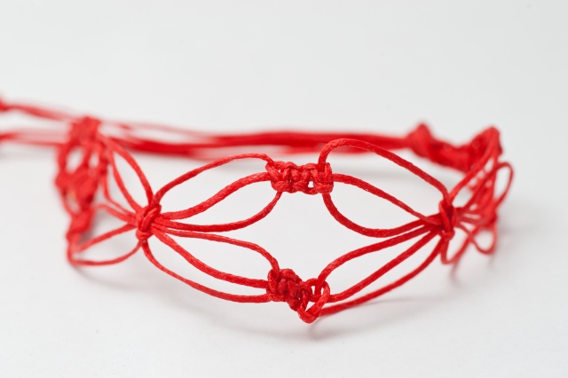 Makramee Armband Schmetterling Bild
