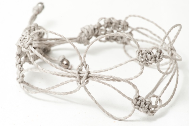 Makramee Armband Schmetterling Bild