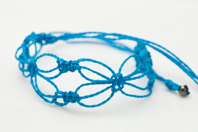 Makramee Armband Schmetterling Bild