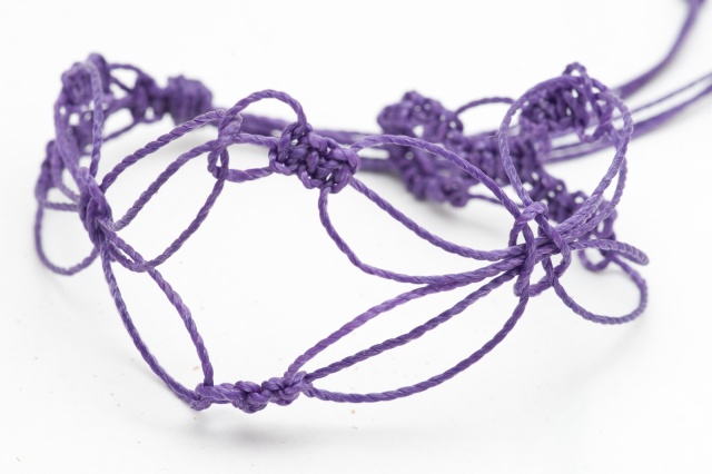 Makramee Armband Schmetterling Bild