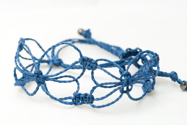 Makramee Armband Schmetterling Bild